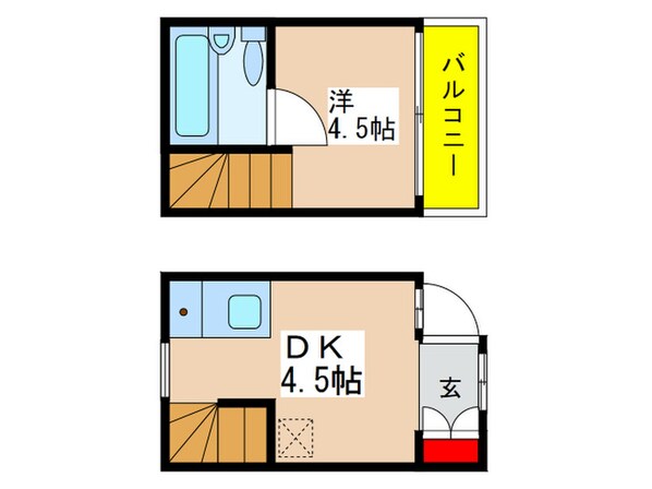 KDドミトリー八千代台(102)の物件間取画像